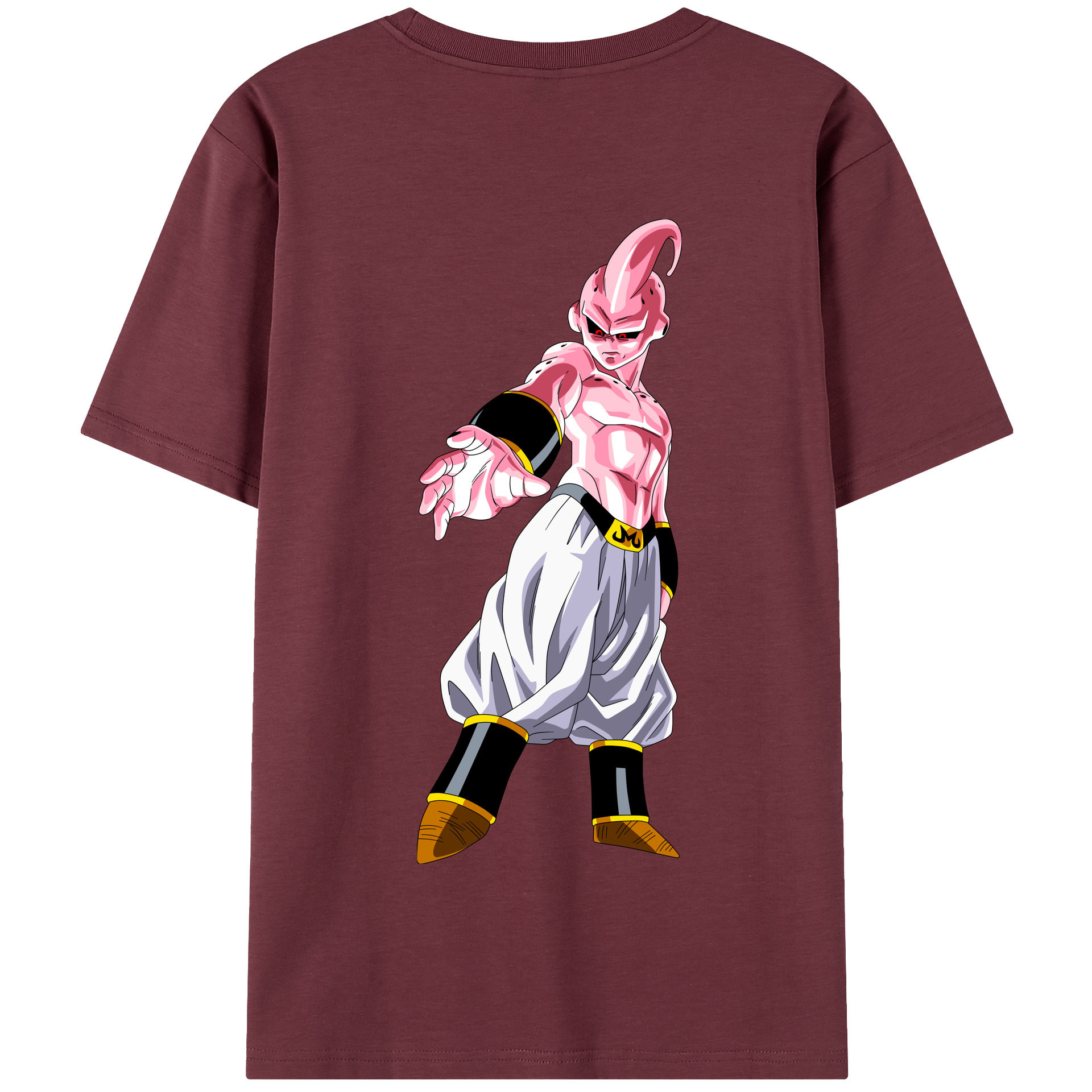 （画像用） ドラゴンボール 魔人ブウ DRAGON BALL Majin Buu 綿100％半袖Tシャツ（背面プリント）